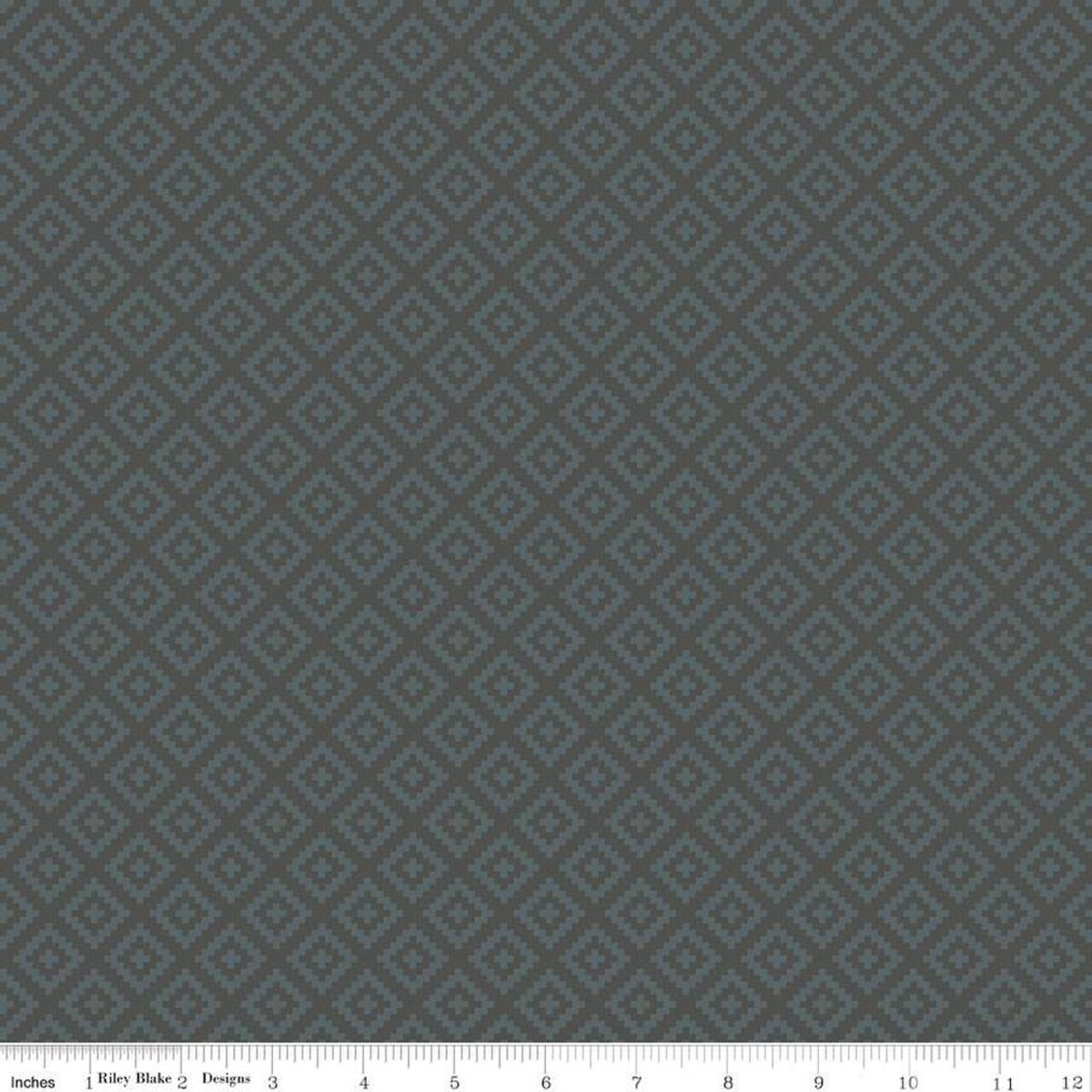 Diamonds in Slate (c15099-slate) | National Parks | Anderson Design Group | Riley Blake